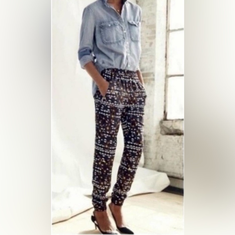 J. Crew Women’s Crepe Turner Jogger Pants size 8
